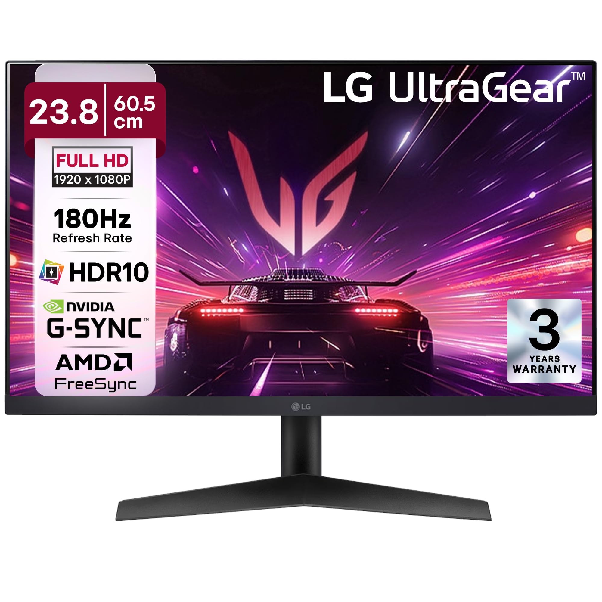 LG 24GS60F 60.5 cm(24 Inch) UltraGear FHD(1920x1080) IPS Gaming